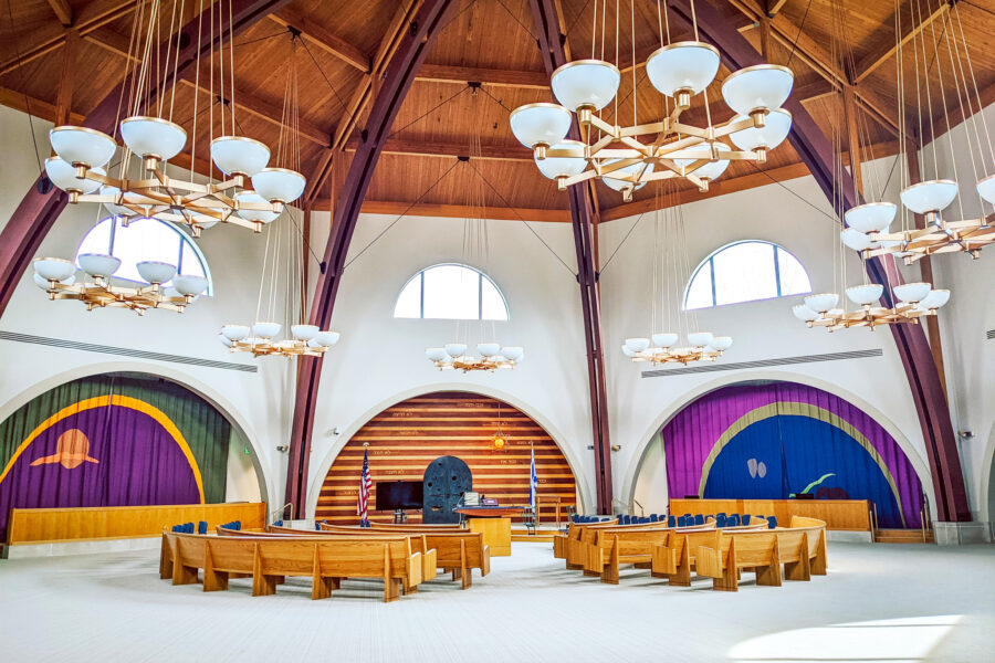 Beth El Synagogue Interior sanctuary