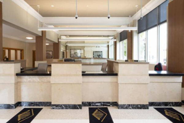 Blog_DarlandCompletesHistoricRemodelInNeligh-02 Historic Pinnacle Bank building in Neligh, Nebraska interior by Darland Construction