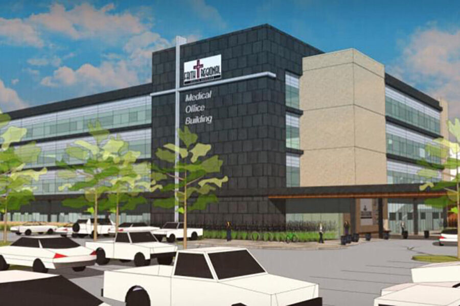 Faith Regional Health Services Exterior Rendering