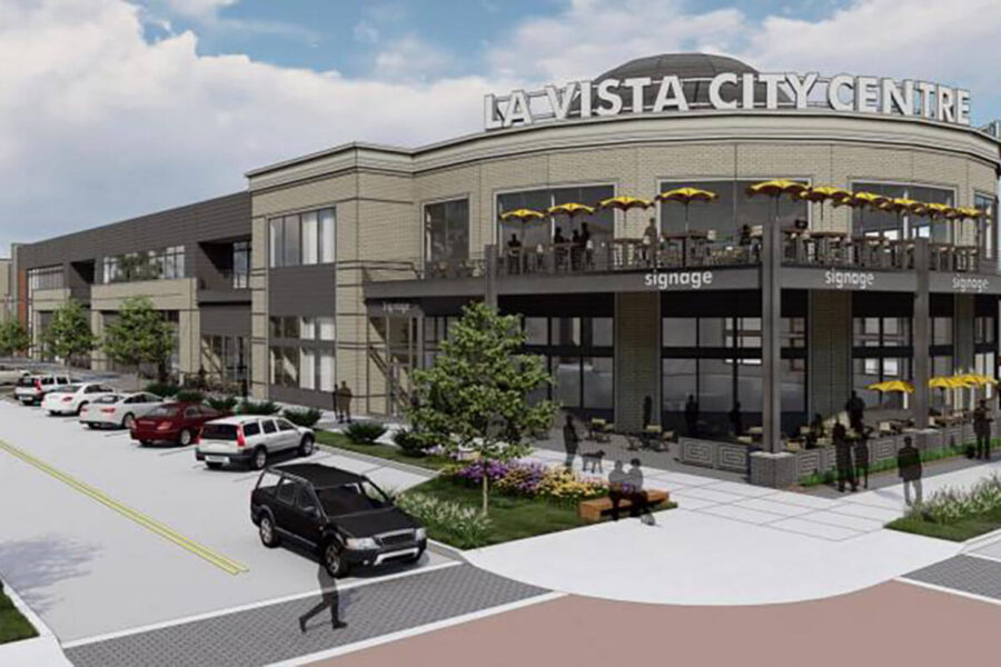 LaVista City Centre exterior rendering by Darland Construction