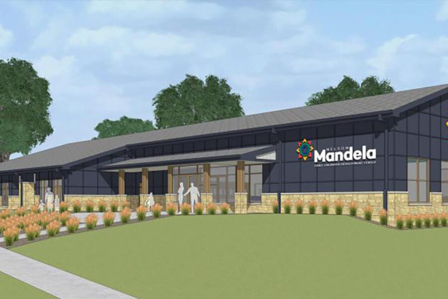 Nelson Mandela Early Childhood Development Center Exterior Rendering