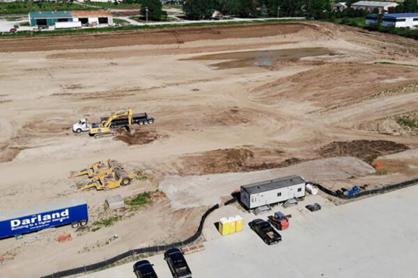 R&R Commerce Park Sarpy County Construction Site by Darland Construction
