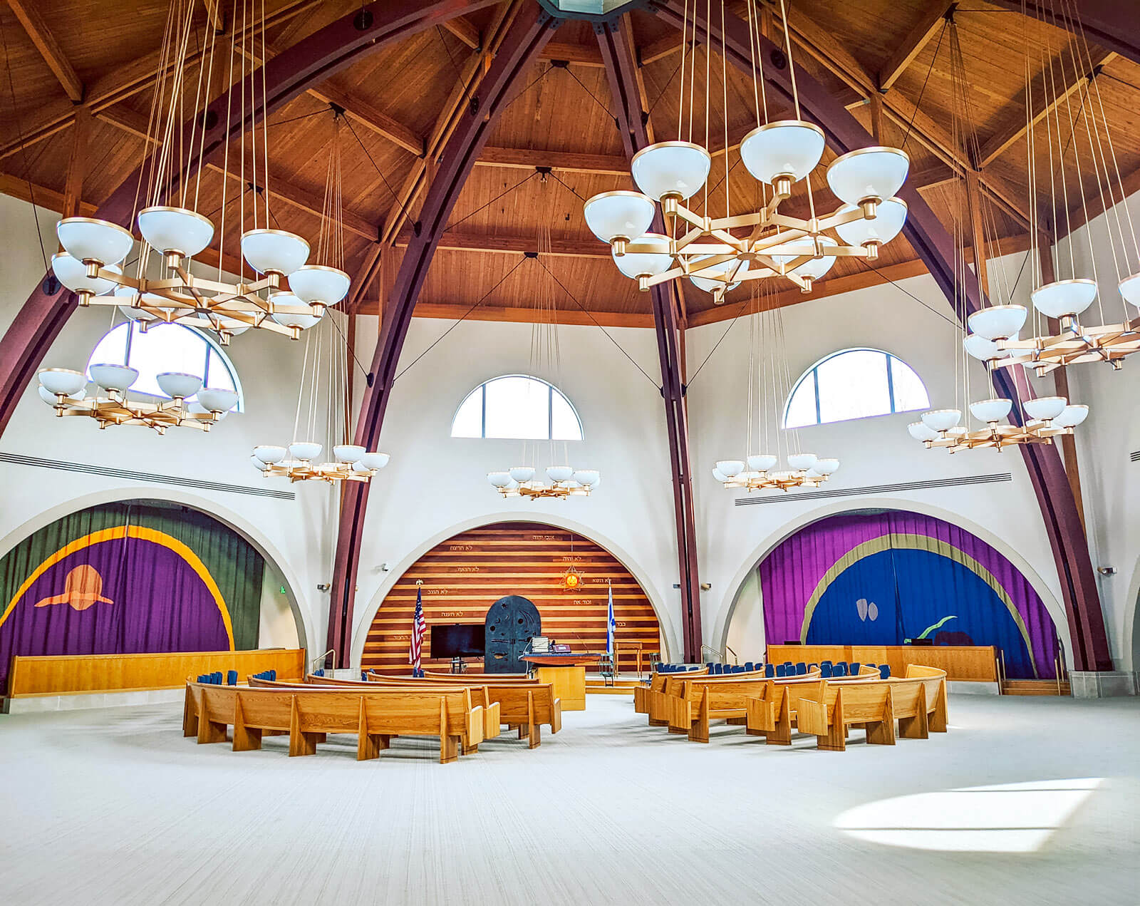Beth El Synagogue Interior sanctuary