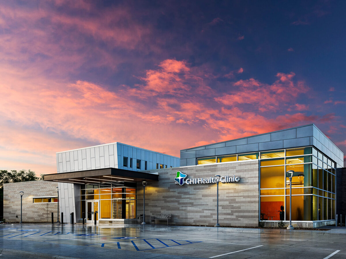 CHI Health Clinic Council Bluffs Valley View built by Darland Construction