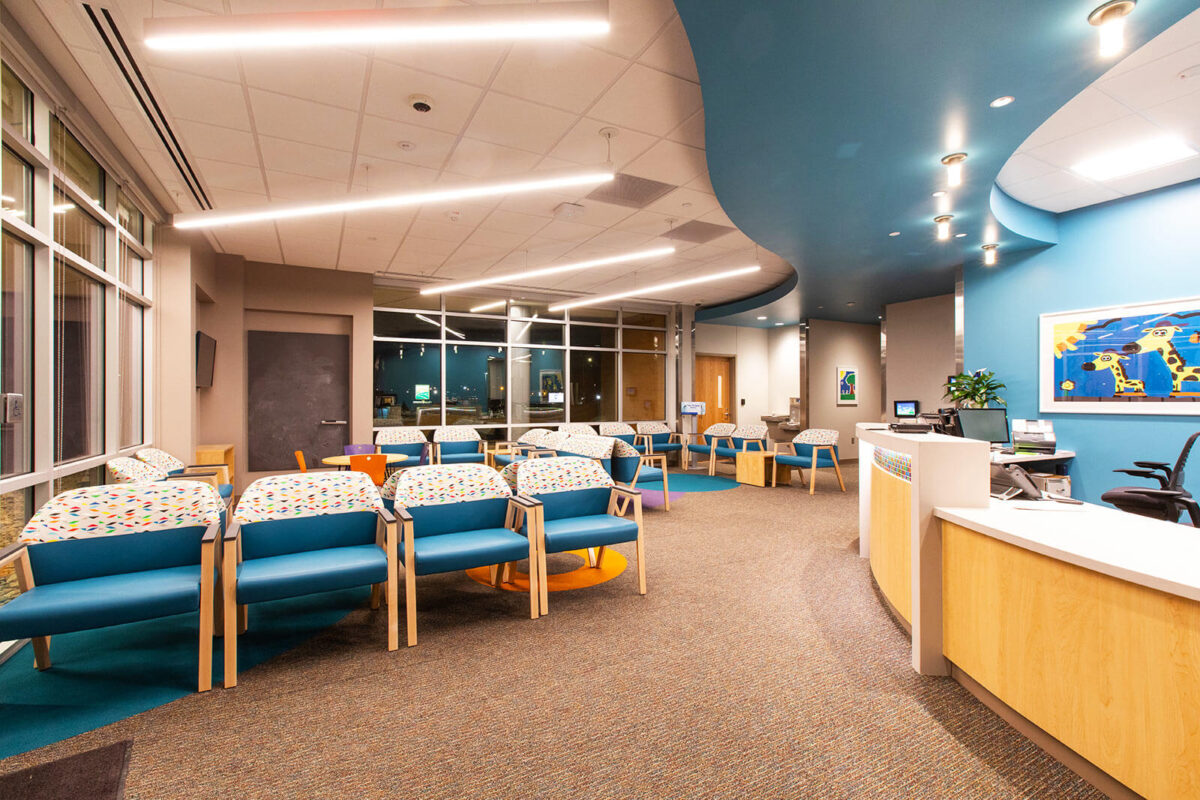 Interior view of Children's Physicians Clinic in Valley, Nebraska