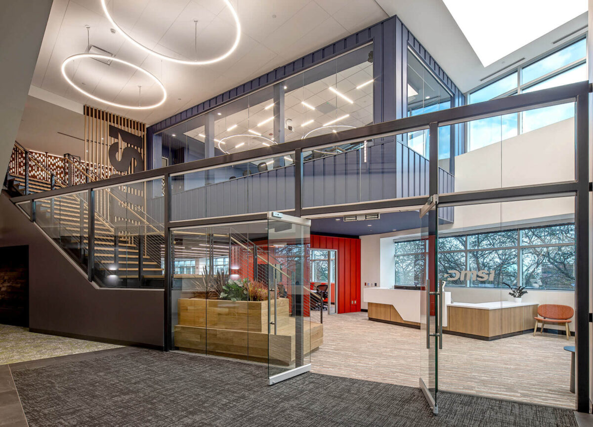 DSMI Software interior architecture and staircase