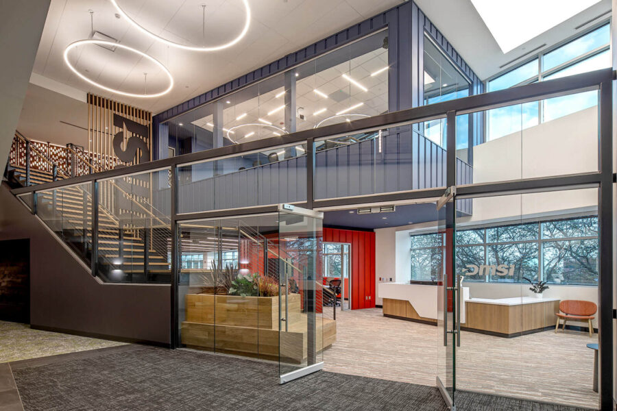 DSMI Software interior architecture and staircase