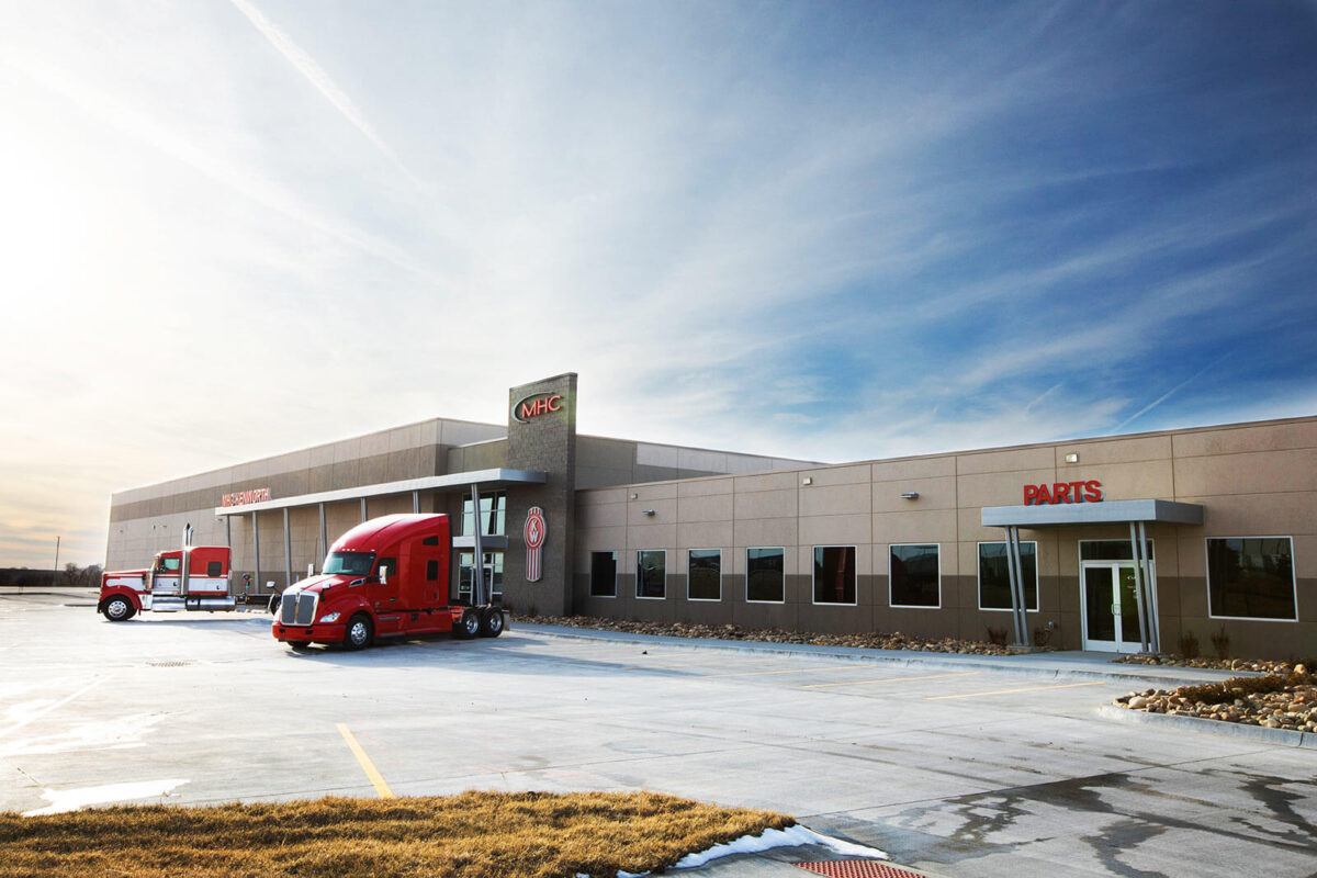 MCH Kenworth Omaha Exterior by Darland Construction