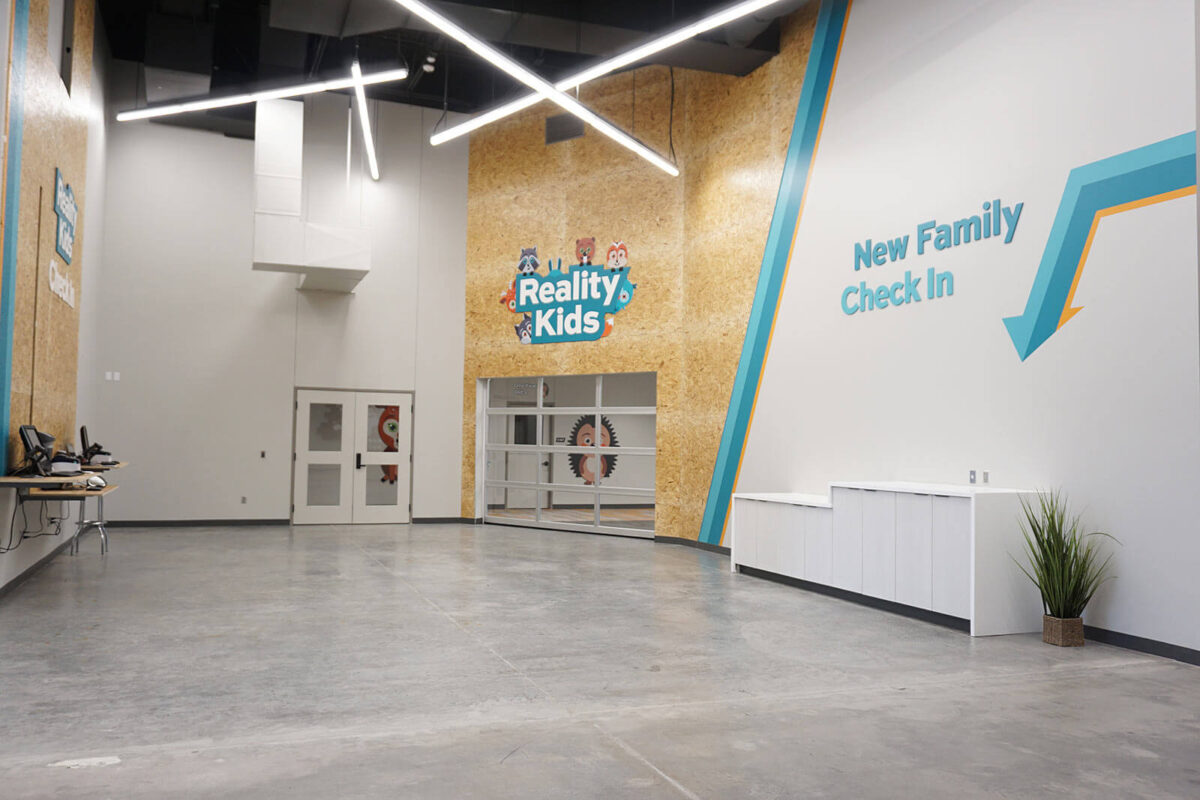 Reality Church Kids entrance